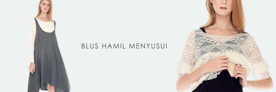 Jual Baju Hamil & Menyusui Lengan Panjang - MOOIMOM
