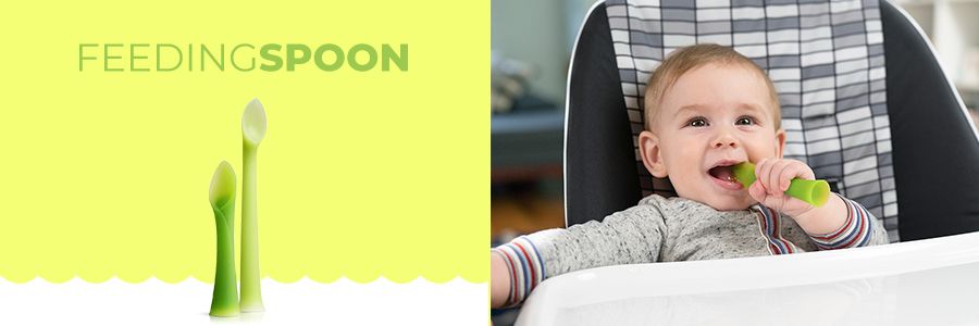 Beli Alat Makan Bayi / Sendok Bayi Olababy Termurah di MOOIMOM