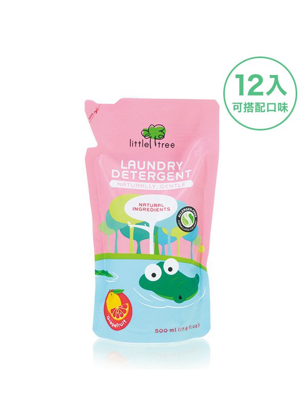 【小樹苗Little Tree】洗衣精補充包組合(12包)