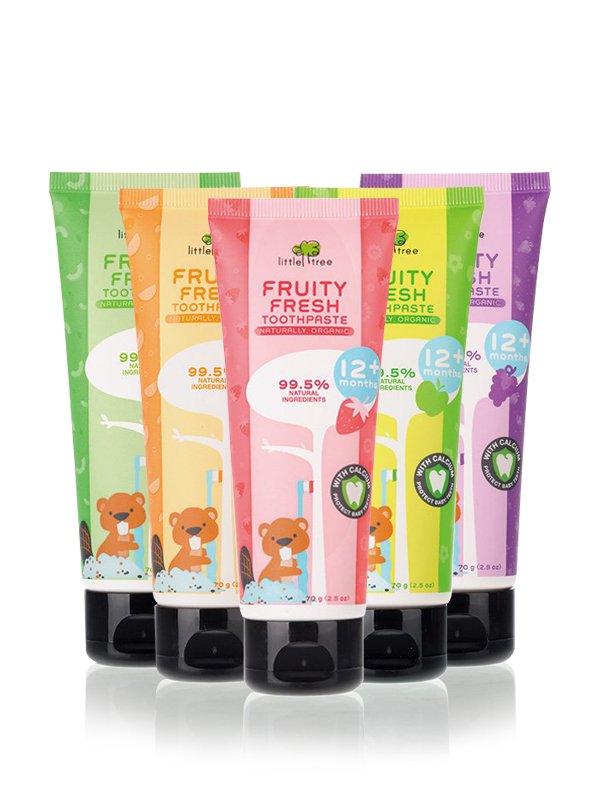 【小樹苗Little Tree】牙膏五件組(70ml)