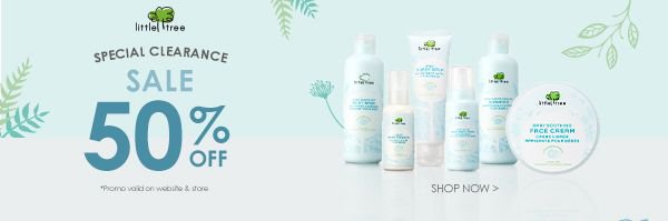 Promo Sale Little Tree 50% Promo Picture