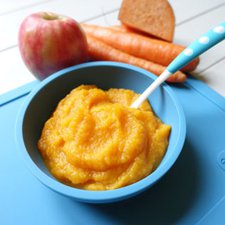 Menu MPASI: Wortel, Apel, dan Ubi Puree (6 Bulan Keatas)