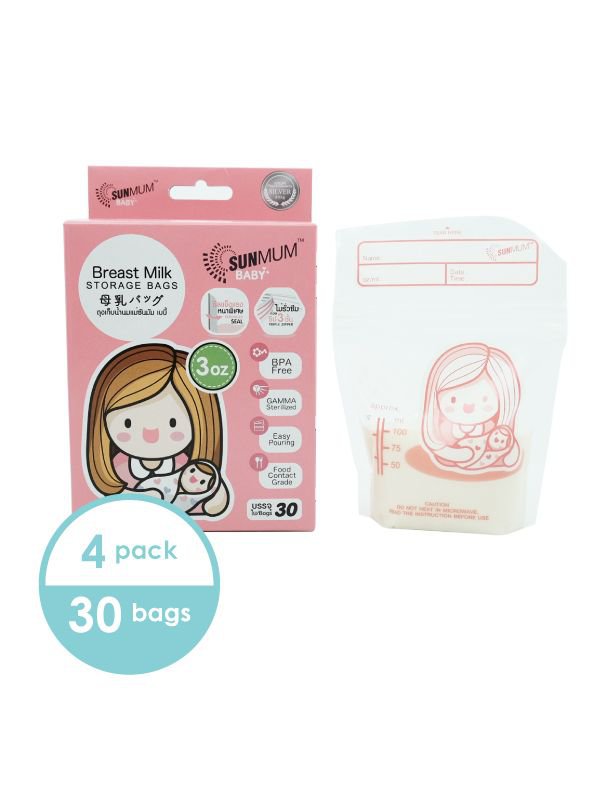 Sunmum Breastmilk Storage Bags Kantong ASI (30 bag)