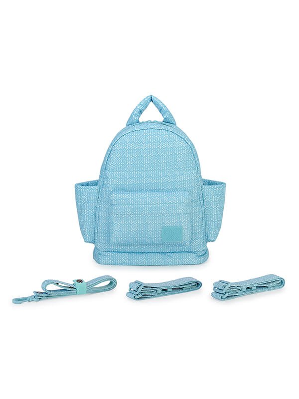 CIPU Airy Backpack Eco Knitted Turquoise L
