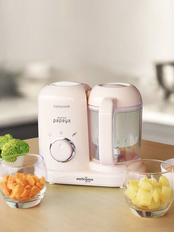 WELCOMM Bustar Baby Food Maker Welcommhome 4 In 1 Pink